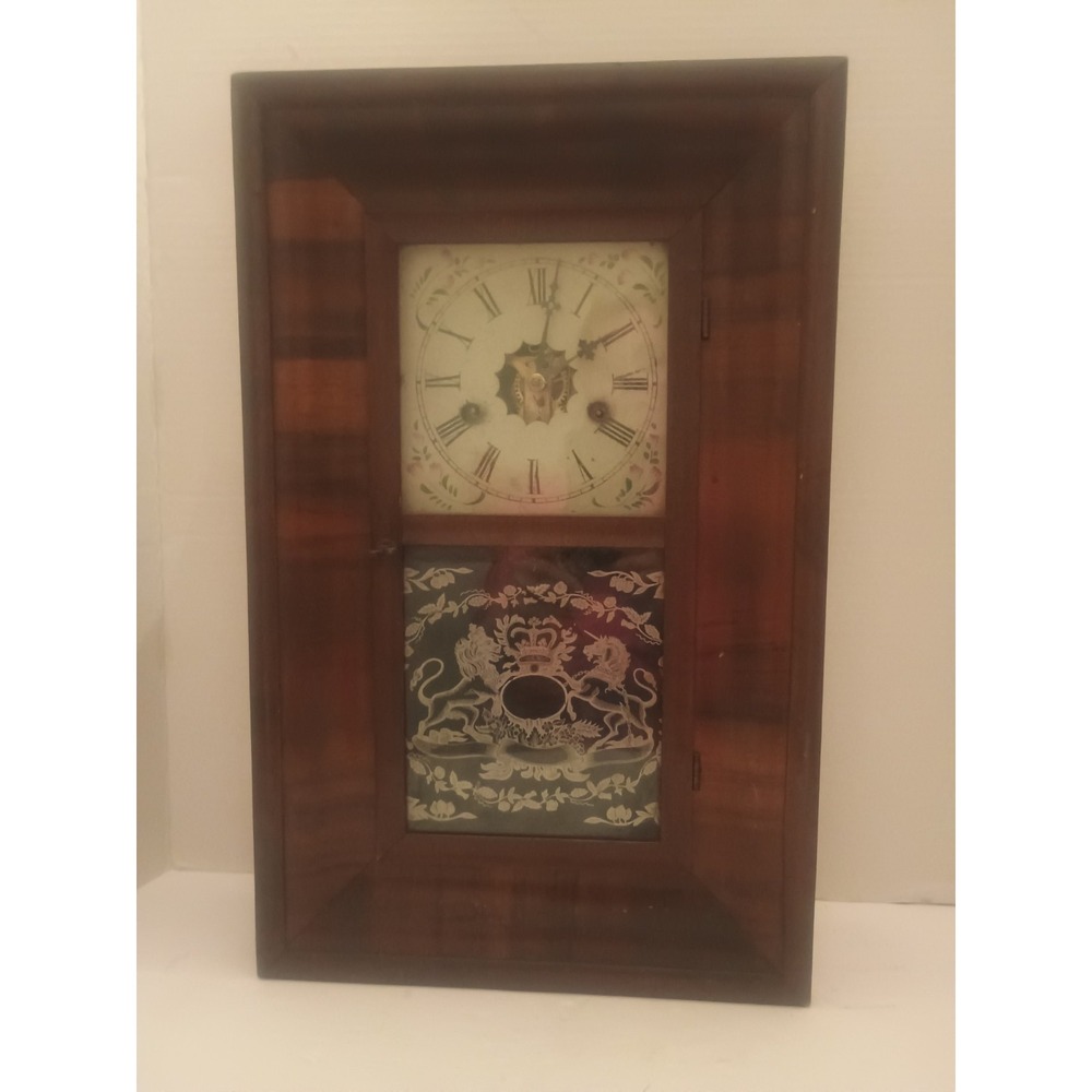 antique wall clock working